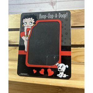 Classic Betty Boop Oop A Doop Picture Frame holds 3.5X4.5" Red Hearts Puppy Love